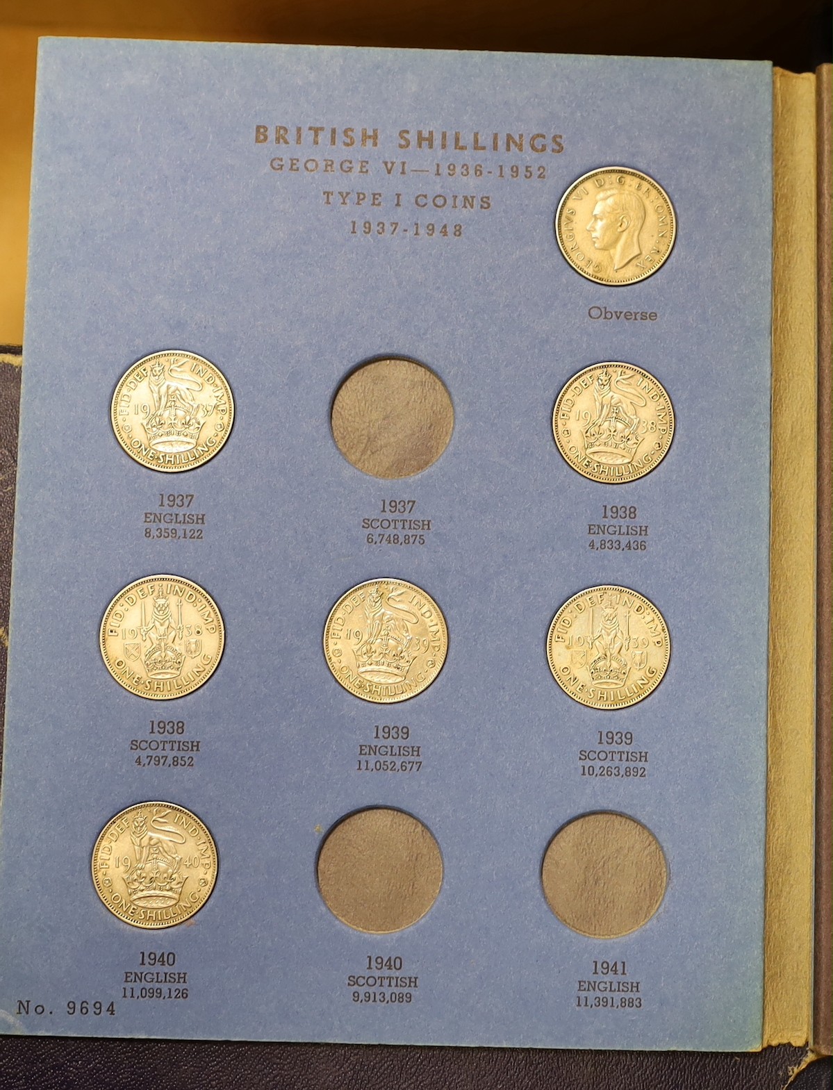 A collection of various coins